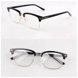 Sunglasses Frames 2024 Acetate Frame TF5635 Full-frame Ultra-light Eyeglass Prescription Anti-blue Light