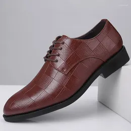 Dress Shoes Versatile Casual Wedding One Piece 2024 Autumn And Winter Leather Men's Business Men