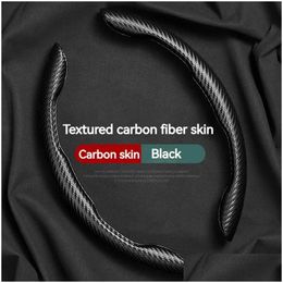 Steering Wheel Covers Ers Car Suede Er Summer Sweat-Absorbin For -Benz C-Class E-Class S-Class W163 W204 W211 W210 W220 W124 Drop Deli Dhyhw