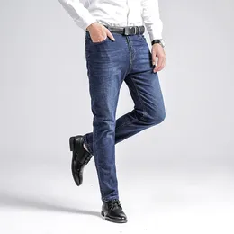 Men's Jeans Spring And Autumn 2024 Fashion Straight Leg Trousers Business Casual Comfortable Daily Wear With