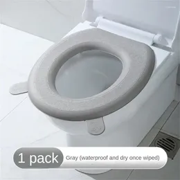 Toilet Seat Covers Ear Style Four Seasons Paste Cushion Lovely Cover Convenient Bathroom Home Sticker