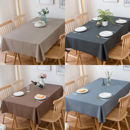 Table Cloth El Conference Room Solid Color Waterproof Oil Resistant Scald And Washable PVC