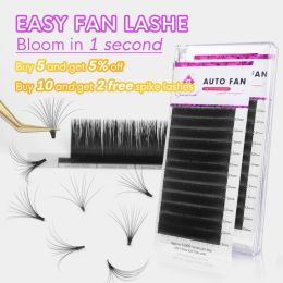 Eyelashes Genielash 1sec Auto fan lashes volume easy fan eyelash extensions mink eyelashes selffanning lash Fast blooming lash extension