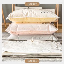 Storage Bags Vacuum Bag For Greater Space Saving Compressed Travel Sealed Zipper Clothes Pillows Bedding Wardrobe