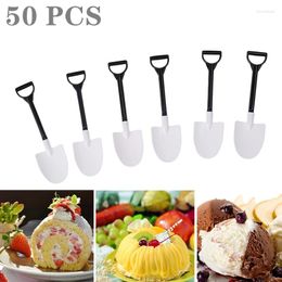 Spoons Dessert Spoon Mini Shovel Potted Ice Cream Cake For Kids Tea Coffee Disposable Party Supplies