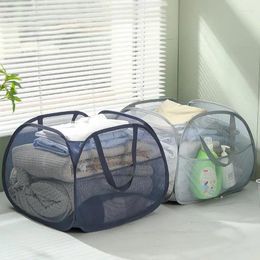 Laundry Bags Large Capacity Dirty Clothes Hamper Washing Basket Collapsible Bin Portable Storage Baskets Mesh