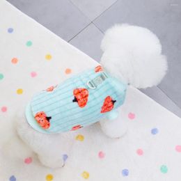 Dog Apparel Autumn Clothes Winter Puppy Vest For Small Medium Dogs Pet Clothing Cat Chihuahua Jacket Jersey Costume Supplies