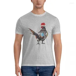 Men's Polos Christmas Pheasant - Festive Pheasants Game Bird-Christmas ArtEssential T-Shirt Kawaii Clothes