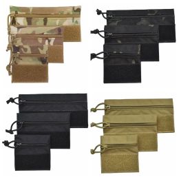 Wallets 3pcs/set Chest Rig Hanging Pouches Tactical Wallet Small Candy Bags Coins Key Earphone Storage MK3 MK4 Vest Extension Accessory