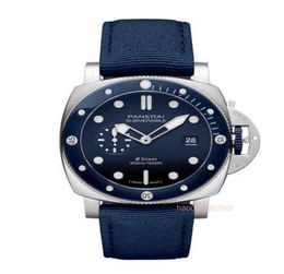 Men's Sports Watch Designer Luxury Watch Panerrais Fibre Automatic Mechanical Watch Navy Diving Series Hot Selling Goods 27ij