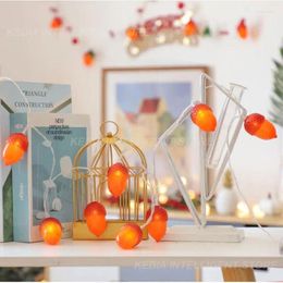 Strings Christmas String Lights 2M 10 LED Pine Cone Bell Shape Decoration 2024 Year Party Xmas Tree Decor No Battery