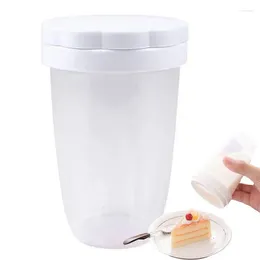 Baking Tools Powdered Sugar Shaker Chocolate Icing Powder Flour Cocoa DIY Coffee Sifter With Cover Bakeware