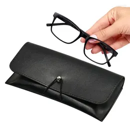 Storage Bags Leather Sunglass Bag PU Eyewear Case Cover For Sunglasses Women Eyeglasses Soft Protective Men Reading Glasses Box