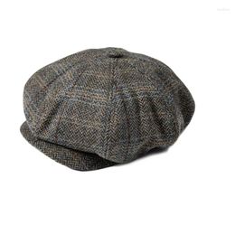 Berets HAT-0006 Classic Super Quality Vintage Stylish 70% Wool Cap 2 Sizes