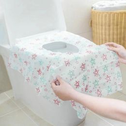 Toilet Seat Covers 20Pcs Pad Soft Lightweight Protective Star Print Disposable Cover El Supply