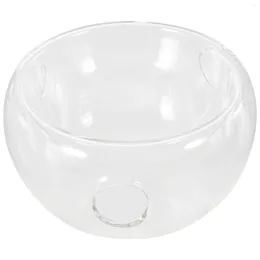 Bowls Transparent Salad Bowl Home Holder Fruit Glass Case Household Supply Wedding Decoration