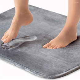 Bath Mats Extra Thick Non-slip Home Bathroom Soft Absorbent Luxury Floor Mat Plush Velvet Rug For Tub