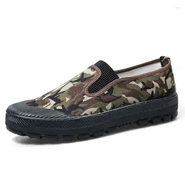 Casual Shoes Camouflage Outdoor Men Wear-resistant Non-slip Breathable Construction Site Sneakers