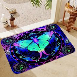 Carpets Colourful Plants And Flowers For Kitchen Absorbent Mat Room Carpet Cute Rug Home Decoration Doormat Entrance Door Balcony