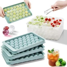 Baking Moulds 33 Ice Hockey Cube Shape PP Mold Freezing Whiskey Balls Lollipop Make Gifts Kitchen Tools Accessories Gadgets Dining Bar