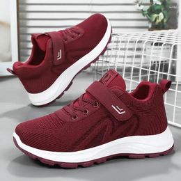 Casual Shoes Women's Sports Running Ladies Breathable Sneakers Summer Light Mesh Outdoor Non-slip Leisure Lace Up Training