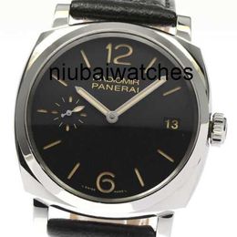 Watch Designer Mens 1940 Days Pam00514 Date Black Dial Hand Winding Luxury Full Stainless Steel Waterproof Wristwatches