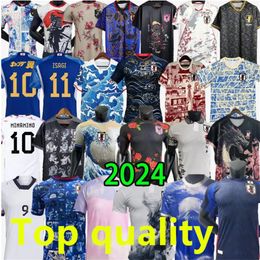 2024 JapAn Soccer Jerseys Cartoon Player version ISAGI ATOM TSUBASA MINAMINO HINATA DOAN KUBO ITO MITOMA 23/24 Japanese uniform Football Shirt Chinese dragon3927