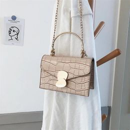 Shoulder Bags Retro Casual Women Totes Female Leather Solid Color Chain Hbag Pu Hbags Exquisite Bag 4850