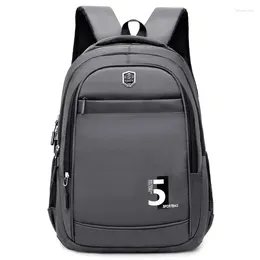 Backpack Boys 20-35L Large Capacity Schoolbag Simple Nylon Waterproof Travel Rucksack Business Laptop Bag