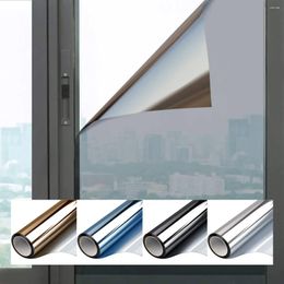 Window Stickers One Way Mirror Film Privacy Solar Self Adhesive For Home Heat Control Reflective Glass Sun Block Tint