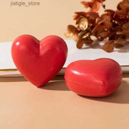 Handmade Soap Heart shaped hand soap cleaning and cleaning essential oil soap deep cleaning no damage to the skin rich in foam Y240401