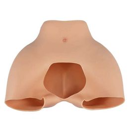 Breast Pad Silicone Fake Ass Big 3Cm Hips Pads Haunch 2Cm Buttocks Padding Enhancing Shapewear Soft Elastic Realistic Natural Shape Bum 240330