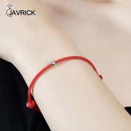 Charm Bracelets 10 Pcs Fashion Red String Bracelet Simple Thin Rope Adjustable Braid Wristband Bangles For Women Girls