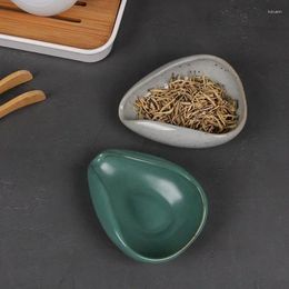 Tea Scoops 2024 Ceramic Teaspoons Set Accessories Tray Ornaments Retro White Porcelain Celadon Spoon Shovel Ware
