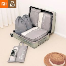 Control Xiaomi Travel Storage Bag Clothes Sorting Packing Set Toiletry Bag Waterproof Luggage Organiser Large Capacity On Business Trip
