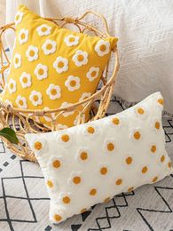 Pillow Pillowcase Nordic Cover 45x45cm Cotton S For Sofa Flower Living Room Decorative Pillows Home Decorations Cojines