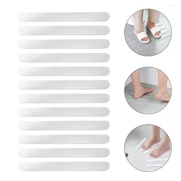 Bath Mats 12 Pcs Anti-slip Strip Anti-skid Bathtub Sticker Safety Strips Stickers Non Tape Non-slip Peva Floor Toilet