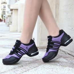 Dance Shoes Dancing Sneakers For Women Men Sports Modern Jazz Soft Outsole Breath Lightweight Fitness Running Wholesale