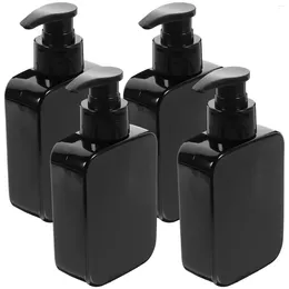 Storage Bottles 4 Pcs Bottled Lotion Dispenser Refillable Pump Dispensing Press The Pet Shampoo