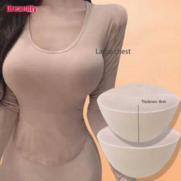 Breast Pad 1 Pair Realistic Strap Sponge Breast Forms Fake Boobs Enhancer Bra Padding Inserts For Swimsuits Crossdresser Cosplay 240330