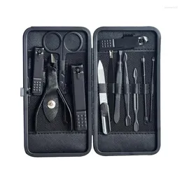 Nail Art Kits 12pcs Finger Trimming Kit Set Scissors Women Men Clipper Ear Pick Pedicure Trim Tools