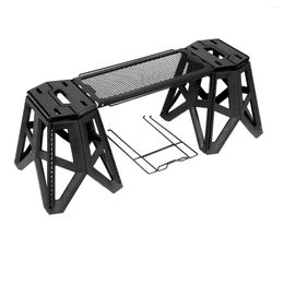 Camp Furniture Cam Table And Stool Set Metal Mesh Desktop Lightweight Drop Delivery Sports Outdoors Camping Hiking Ot4Uw