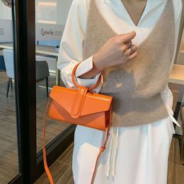Summer Internet Celebrity Yuko Xiaojing Same Style Envelope Candy Colour Handheld Round Ring Womens Bag Single Shoulder Diagonal Cross Small Waist