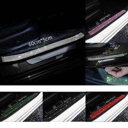 2024 60Cm Rhinestones Car Stickers Door Edge Protector Universal Car Door Sill Sticker Anti Scratch Protection Bling Auto Accessories
