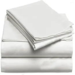 Bedding Sets 1200 TC Duvet Cover Pillowcases Egyptian Cotton Silvery Colour 135x220 Cm Customise