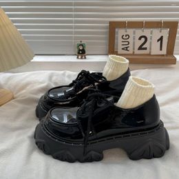 Dress Shoes Spring Autumn Women Boots 2024 Lolita Chunky Cute Platform College Girls Mary Jane Japanese JK