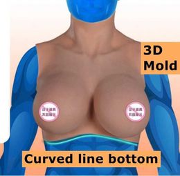 Breast Pad New 9G BCDEFG Top Quality Fake Artificial Boob Realistic Silicone Breast Forms Crossdresser Shemale Transgender Drag Queen 240330