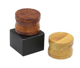 Newest Wooden Grinder Wood Matel Herb Grinders Smoking 2 Type 52mm 4 Layers9152812