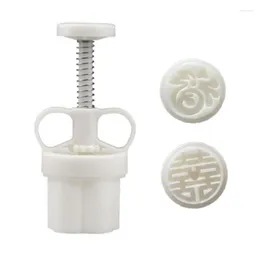 Baking Tools Plastic Mooncake Moulds Accessories Hand-pressing For Mid-Autumn Festival