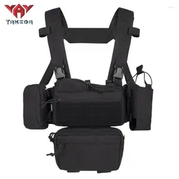 Hunting Jackets YAKEDA Tactical Bibs Outdoor Training Vest CS Sports Quick Release Waist Hanging